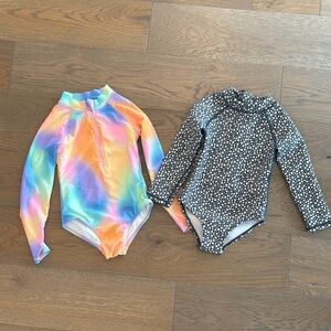 Colorful and Patterned Long Sleeve Swimsuits
